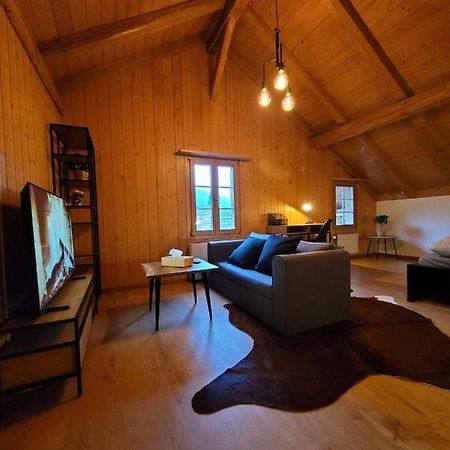 Forest View Apartment In Leissigen By Interlaken With No Kitchen Eksteriør bilde
