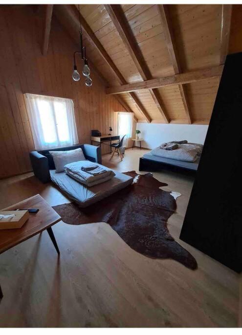 Forest View Apartment In Leissigen By Interlaken With No Kitchen Eksteriør bilde