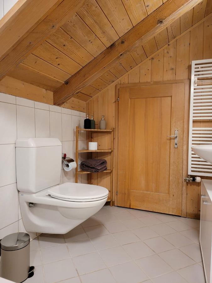 Forest View Apartment In Leissigen By Interlaken With No Kitchen Eksteriør bilde