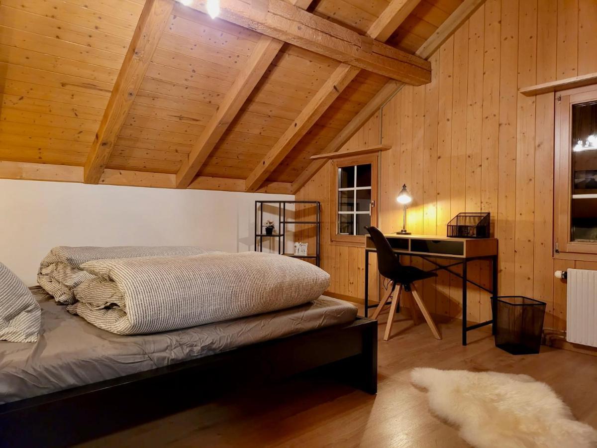 Forest View Apartment In Leissigen By Interlaken With No Kitchen Eksteriør bilde